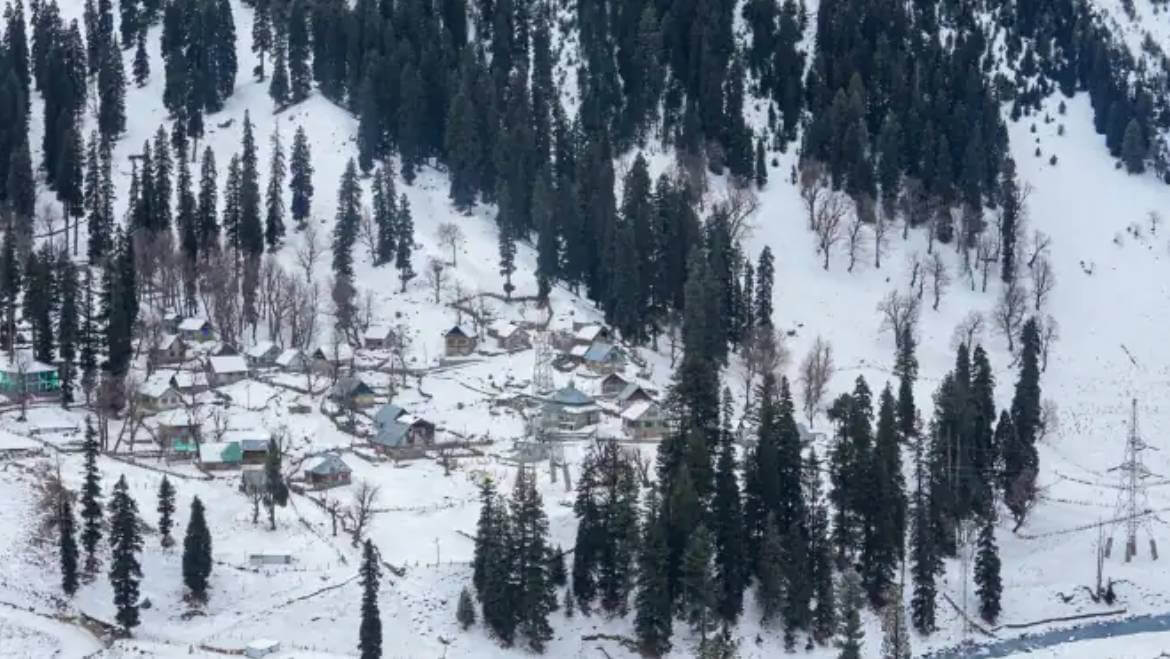 Kashmir Witnesses Fresh Snowfall in Several Areas including Sonmarg, Gulmarg and Gurez Valley