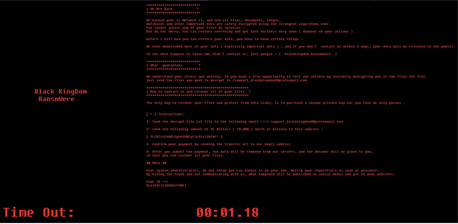 Black-kingdom-ransomware