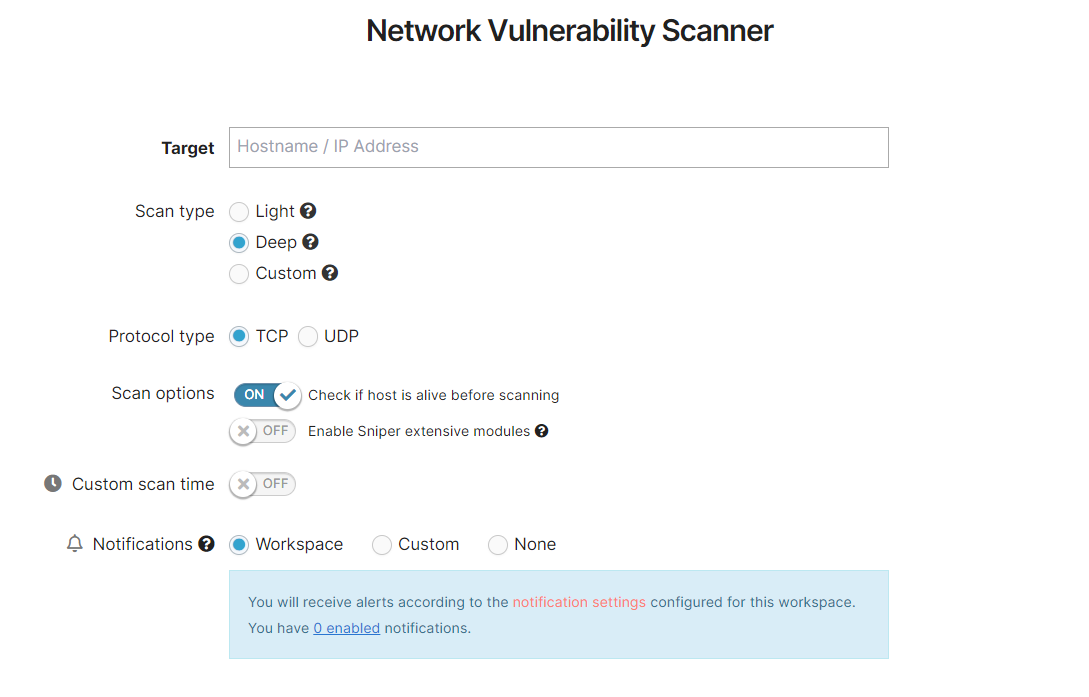 Network Scanner Deep